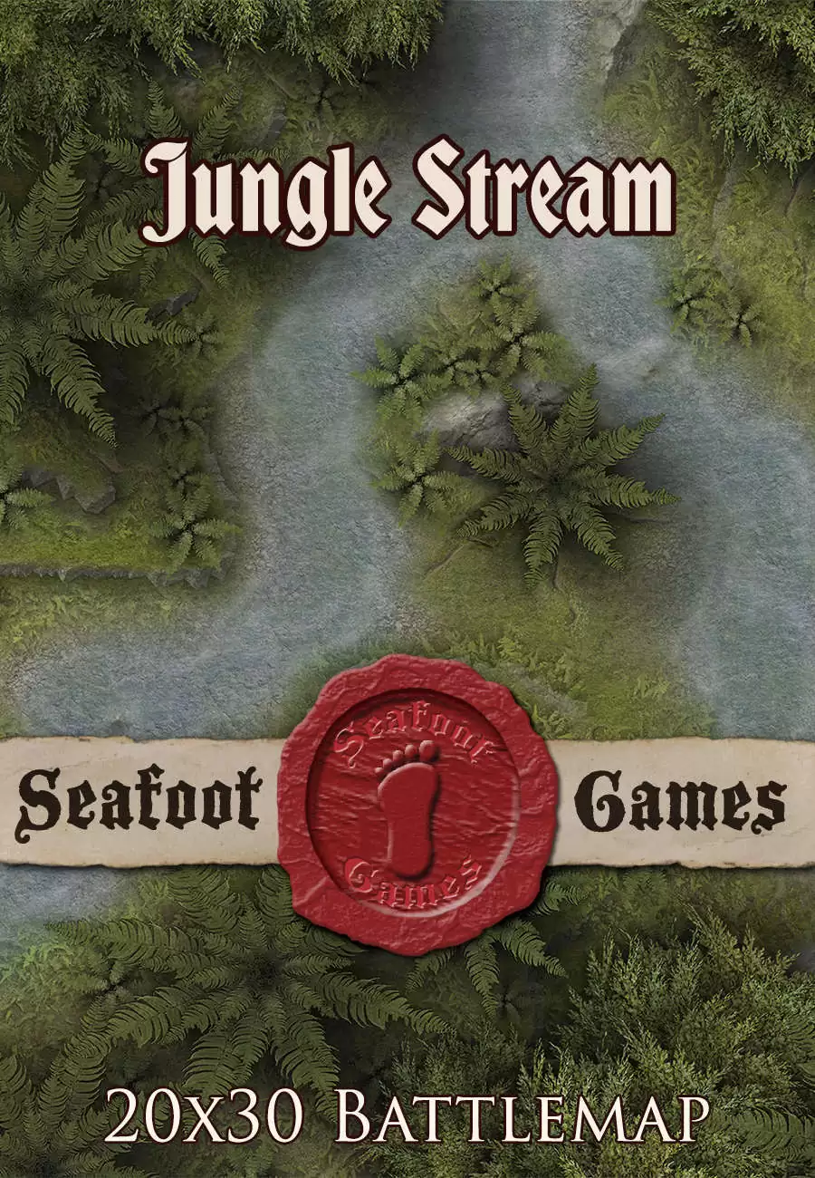 Seafoot Games Jungle Stream X Battlemap Seafoot Games