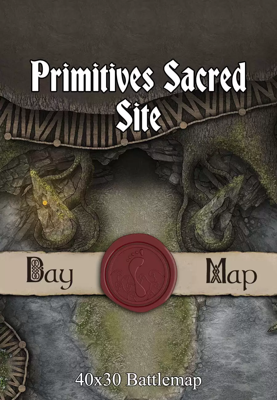 40x30 Battlemap Primitives Sacred Site Seafoot Games Camps