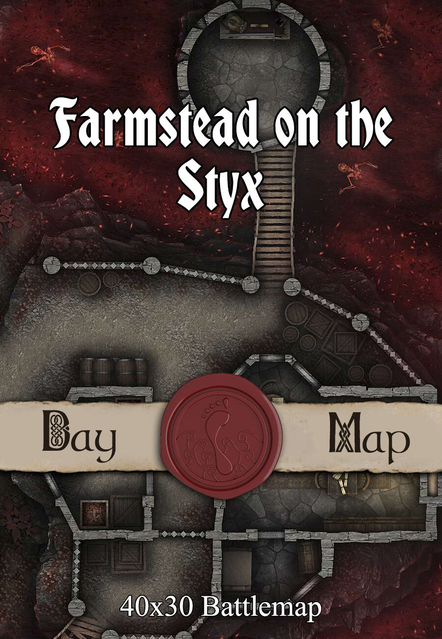 40x30 Battlemap Farmstead On The Styx Seafoot Games Camps