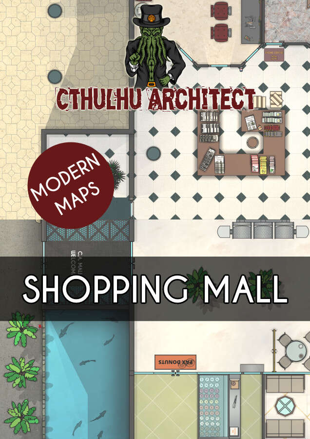 Cthulhu Architect Maps Shopping Mall 30 X 20 Cthulhu Architect