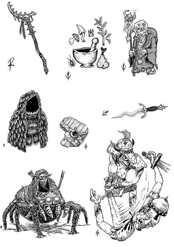 Goblins Pack 1 Ink Potion Studios DriveThruRPG