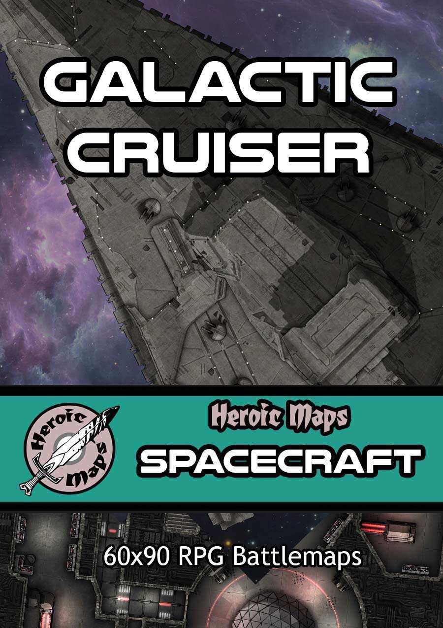 Heroic Maps Spacecraft Galactic Cruiser Heroic Maps Sci Fi