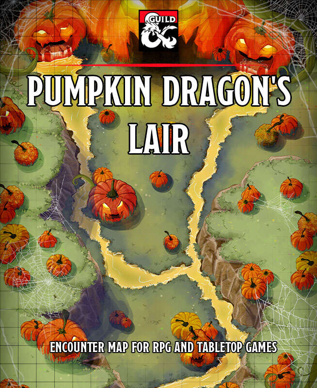 Pumpkin Dragon S Lair Dungeon Masters Guild Drivethrurpg