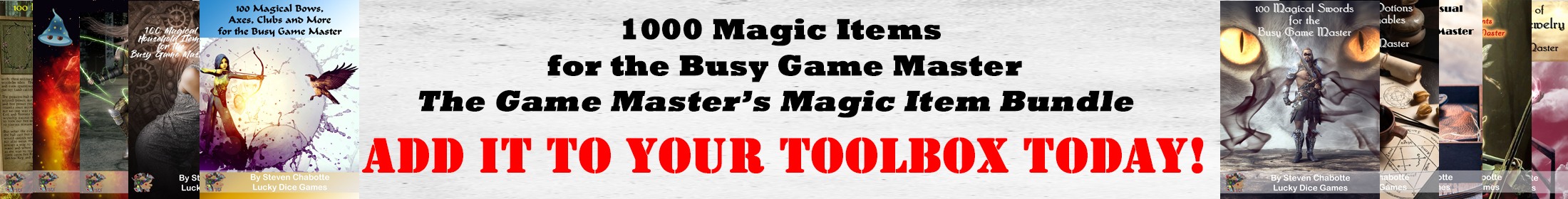 Busy Game Master Magic Items Collection [BUNDLE]