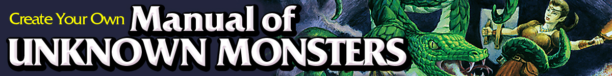 Manual of Unknown Monsters