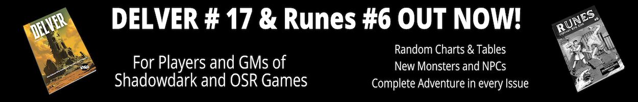 RUNES #5 - Fantasy RPG Zine for Shadowdark