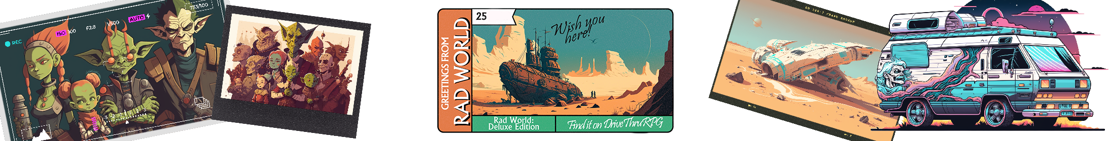 Rad World Deluxe Edition - compatible with Shadowdark RPG