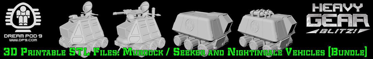 Murdock Seeker Nightingale 3D Models Bundle [BUNDLE]