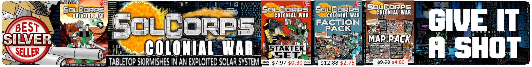 SolCorps: Colonial War - Starter Set [BUNDLE]