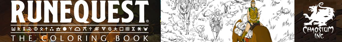The RuneQuest Coloring Book