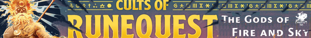 Cults of RuneQuest: The Gods of Fire and Sky