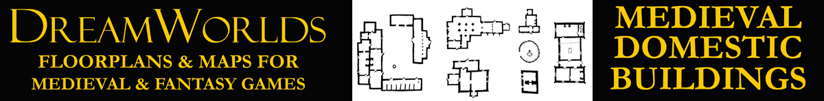 Medieval Domestic Buildings - Fantasy Floorplans