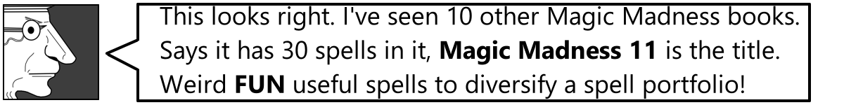 Magic Madness 11: Spells For OSR Games