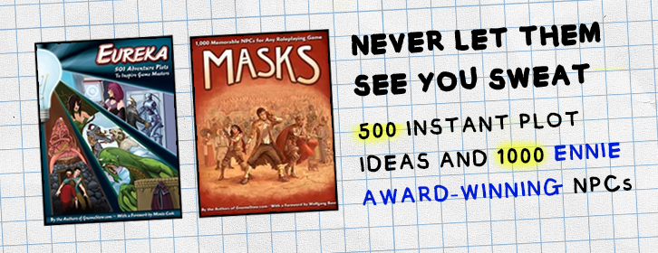 Masks and Eureka: 1,000 NPCs and 501 Plots [BUNDLE]