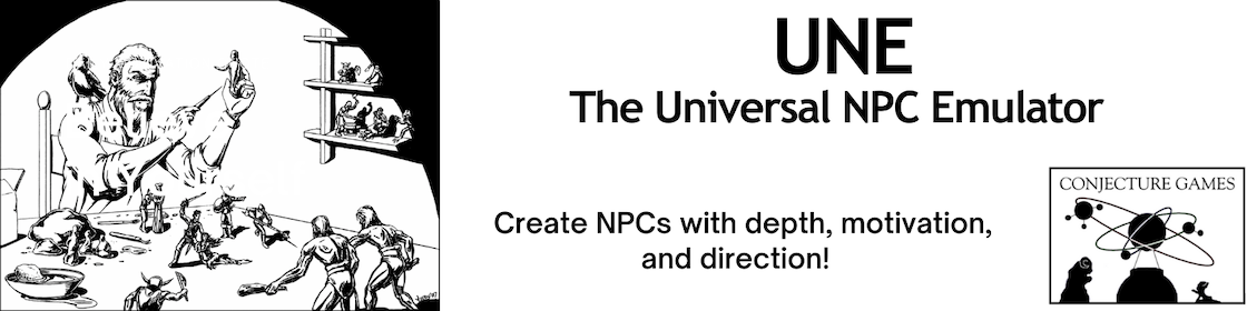 UNE, The Universal NPC Emulator (rev.)