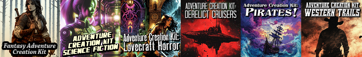 Adventure Creation Kits | SciFi Fantasy Western Horror [BUNDLE]