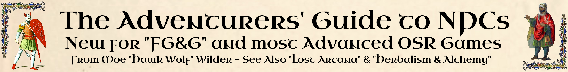 The Adventurer’s Guide to Non-Player Characters