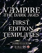 Vampire: The Dark Ages First Edition Templates
