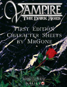 MrGone's Vampire the Dark Ages First Edition Character Sheets