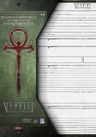 VtM- City Worksheet for the Independents [3rd Edition]