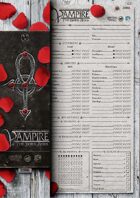 V20 4-Page Renaissance Vampire Interactive Character Sheet