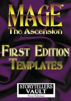 Mage: The Ascension 1st Edition Templates