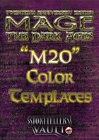 Mage: The Dark Ages Color Templates
