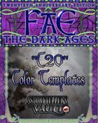 Fae: The Dark Ages Color Templates