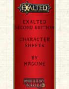 MrGone's Exalted Second Edition Character Sheets