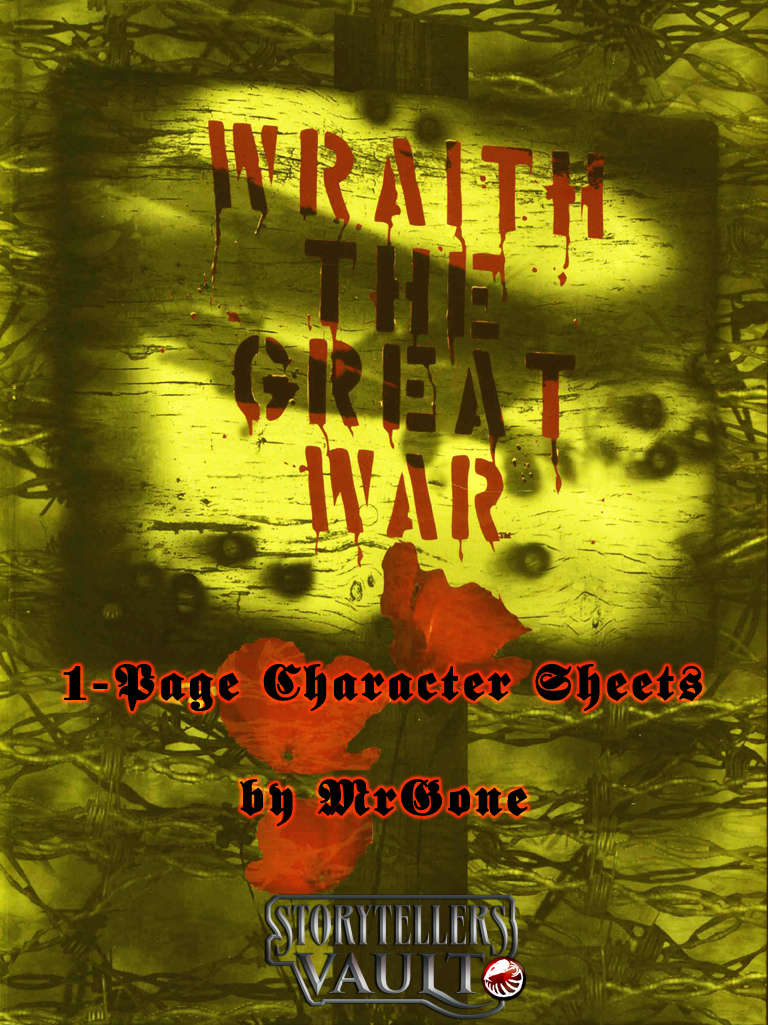 MrGone's Wraith The Great War 1-Page Character Sheets - White Wolf ...