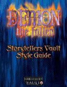 Demon: The Fallen Storytellers Vault Style Guide