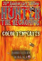 Hunter: The Reckoning Color Templates