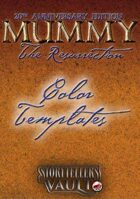 Mummy: The Resurrection Color Templates
