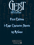 MrGone's Gesit the Sin-Eaters First Edition 1-Page Character Sheets