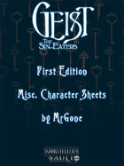 MrGone's Gesit the Sin-Eaters First Edition Misc. Character Sheets
