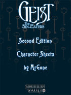 MrGone's Gesit the Sin-Eaters Second Edition Character Sheets
