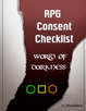 World of Darkness RPG Consent Checklist (A4)