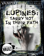 Lupines: Tarry Not in Their Path