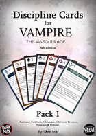 Discipline Cards for V5 - Pack 1