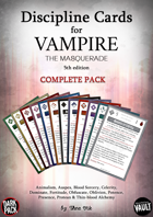 Discipline Cards for V5 - Complete Pack