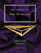 100 Verbenae for Mage: The Ascension