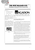 Storyteller Handout for World of Darkness (VtM, WTA, Hunter) Stories Set In New Orleans (or customize it)