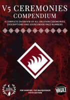 V5 Ceremonies Compendium