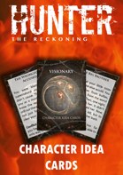 Hunter: The Reckoning - Character Idea Cards