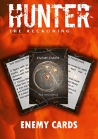 Hunter: The Reckoning - Enemy Cards