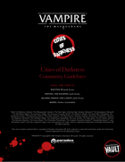 Cities of Darkness: Community Guidelines