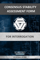 Technocracy: Interrogation form