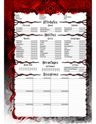 Assamite / Banu Haqim Character Sheet V20