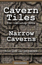 Cavern Tiles - Narrow Chambers & Corridors - RPG Game Tiles