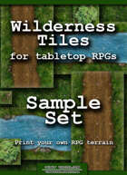 Landscape Tiles - Wilderness Sample Set - RPG Game Tiles